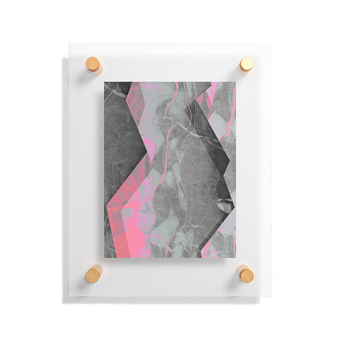 Emanuela Carratoni Marble and Rose Floating Acrylic Print