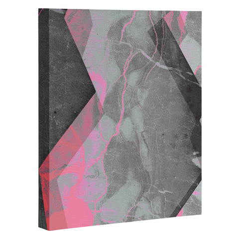 Emanuela Carratoni Marble and Rose Art Canvas