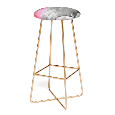 Emanuela Carratoni Marble and Rose Bar Stool