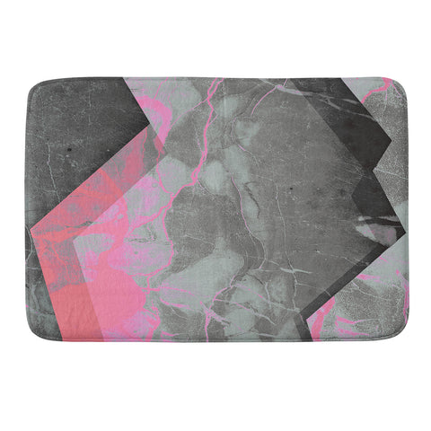 Emanuela Carratoni Marble and Rose Memory Foam Bath Mat