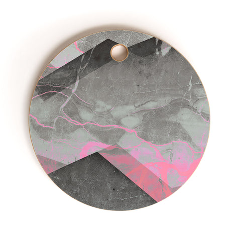 Emanuela Carratoni Marble and Rose Cutting Board Round