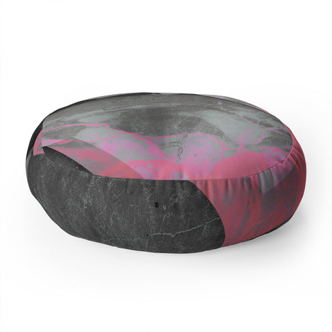 Emanuela Carratoni Marble and Rose Floor Pillow Round