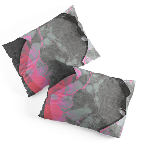 Emanuela Carratoni Marble and Rose Pillow Shams