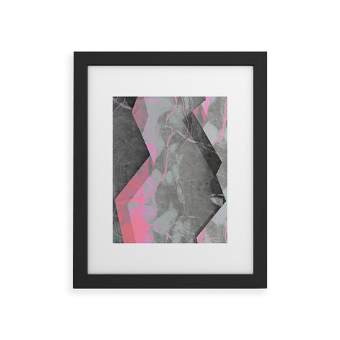 Emanuela Carratoni Marble and Rose Framed Art Print