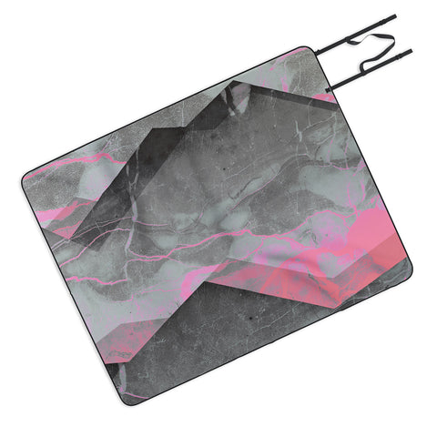 Emanuela Carratoni Marble and Rose Picnic Blanket
