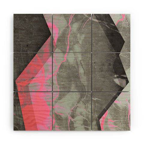 Emanuela Carratoni Marble and Rose Wood Wall Mural