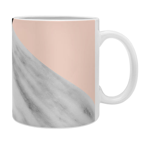 Emanuela Carratoni Marble Collage with Pink Coffee Mug