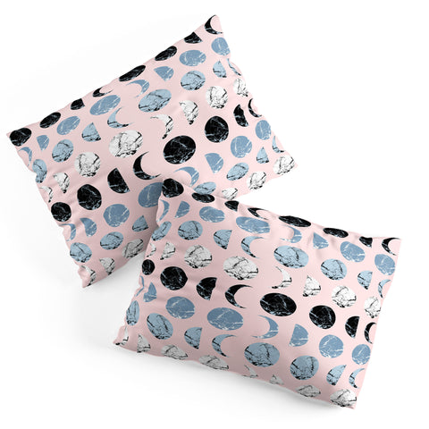 Emanuela Carratoni Marble Moon Phases Pillow Shams