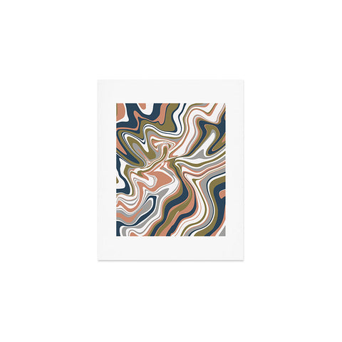 Emanuela Carratoni Marbled Swirls Art Print