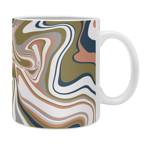 Emanuela Carratoni Marbled Swirls Coffee Mug
