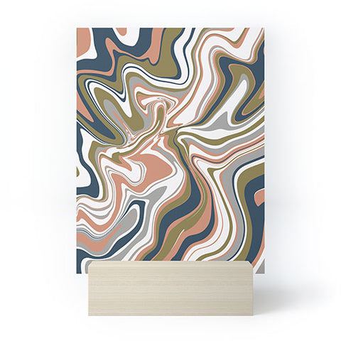 Emanuela Carratoni Marbled Swirls Mini Art Print