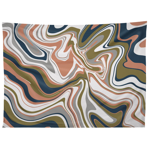 Emanuela Carratoni Marbled Swirls Tapestry
