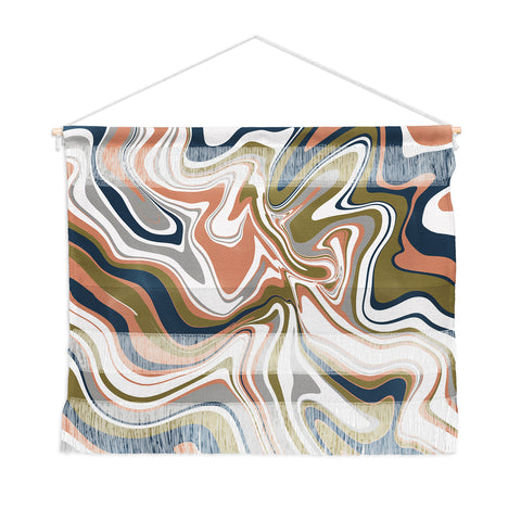 Emanuela Carratoni Marbled Swirls Wall Hanging Landscape