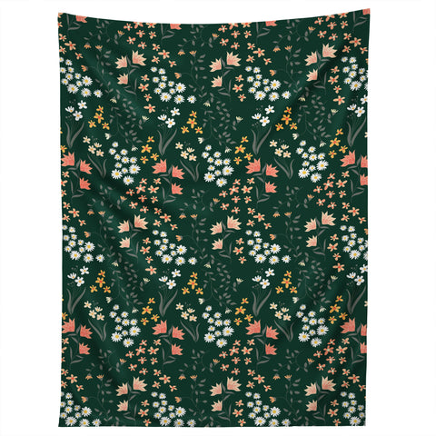 Emanuela Carratoni Meadow Flowers Theme Tapestry