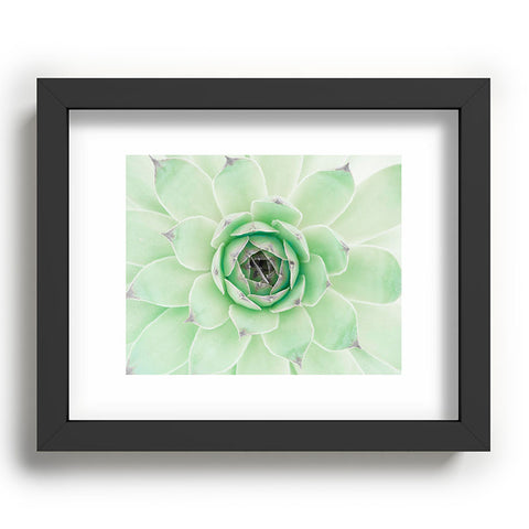 Emanuela Carratoni Mint Succulent Recessed Framing Rectangle