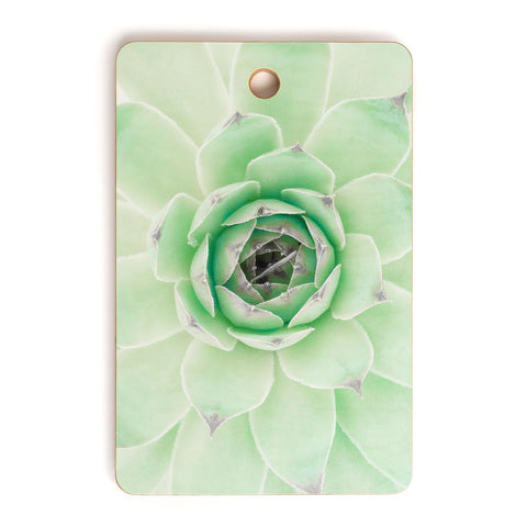 Emanuela Carratoni Mint Succulent Cutting Board Rectangle