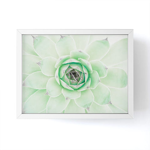 Emanuela Carratoni Mint Succulent Framed Mini Art Print