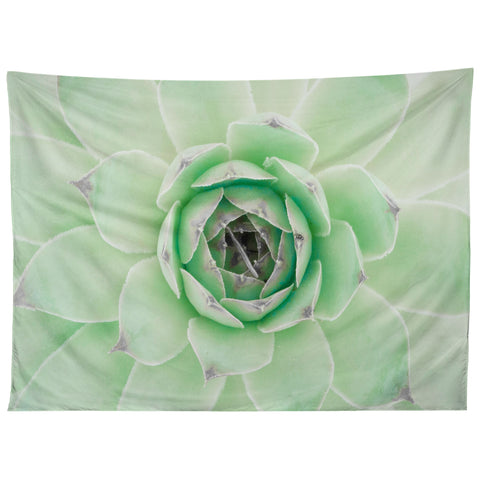 Emanuela Carratoni Mint Succulent Tapestry