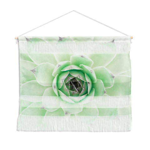Emanuela Carratoni Mint Succulent Wall Hanging Landscape