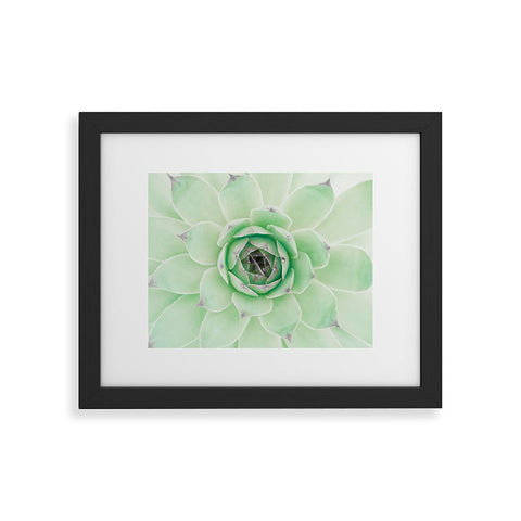 Emanuela Carratoni Mint Succulent Framed Art Print