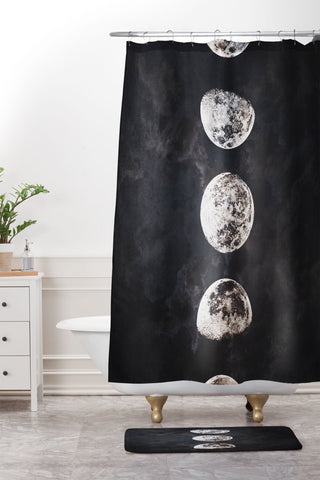 Emanuela Carratoni Mistery Moon Shower Curtain And Mat