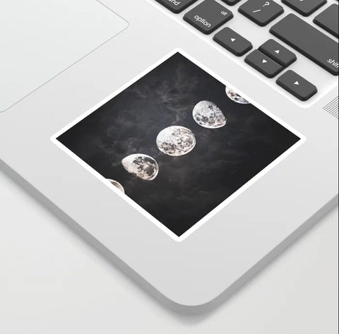 Emanuela Carratoni Mistery Moon Vinyl Sticker