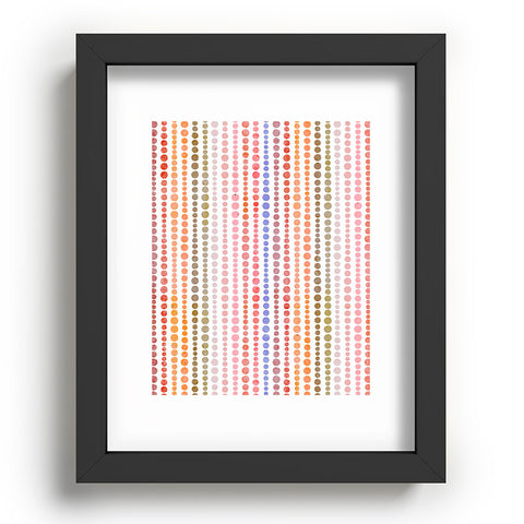 Emanuela Carratoni Modern Polka Dots Recessed Framing Rectangle