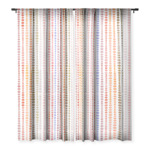 Emanuela Carratoni Modern Polka Dots Sheer Non Repeat
