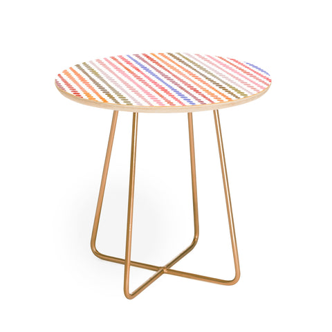 Emanuela Carratoni Modern Polka Dots Round Side Table