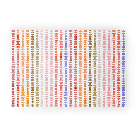 Emanuela Carratoni Modern Polka Dots Welcome Mat