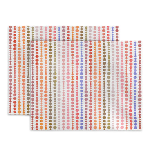 Emanuela Carratoni Modern Polka Dots Placemat