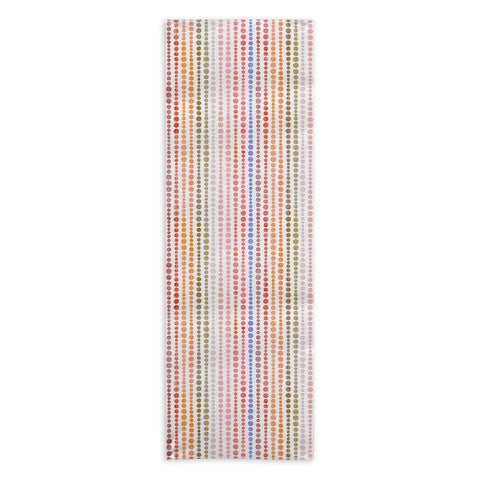 Emanuela Carratoni Modern Polka Dots Yoga Towel