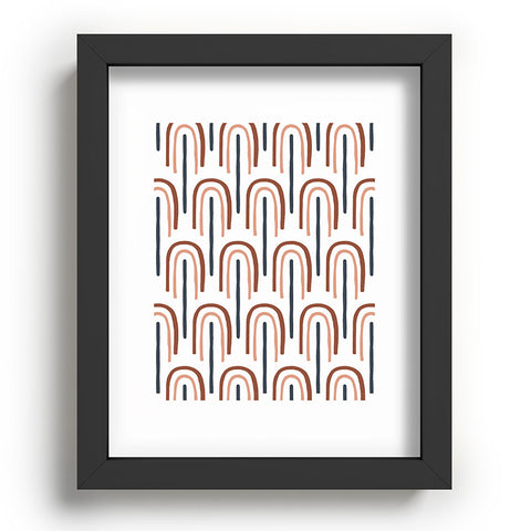 Emanuela Carratoni Modern Rainbow Pattern Recessed Framing Rectangle