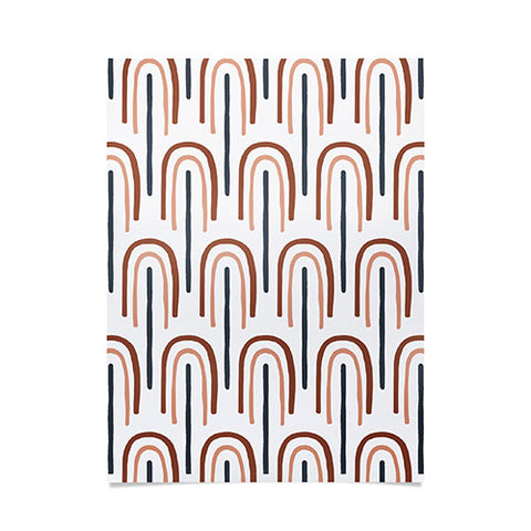 Emanuela Carratoni Modern Rainbow Pattern Poster