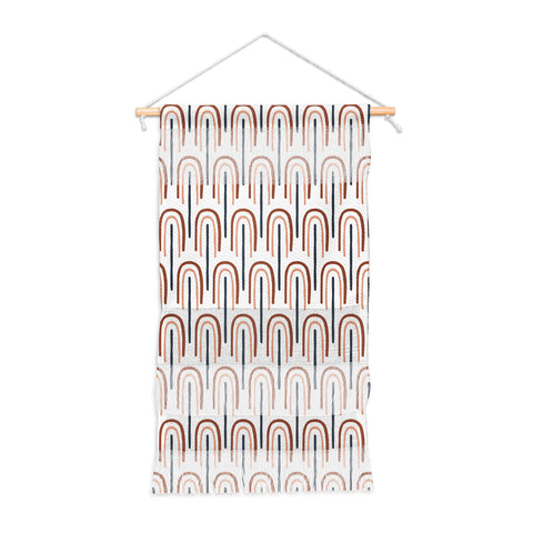 Emanuela Carratoni Modern Rainbow Pattern Wall Hanging Portrait