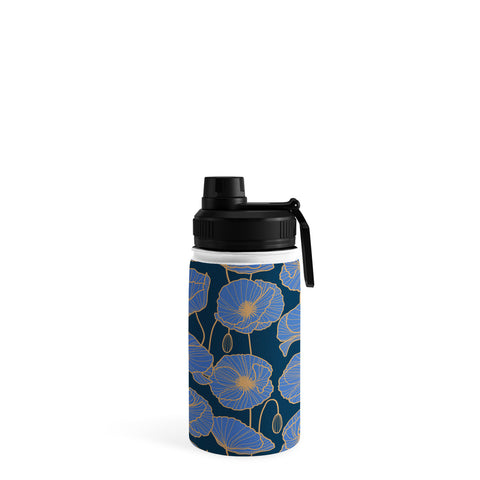 Emanuela Carratoni Moody Blue Garden Water Bottle