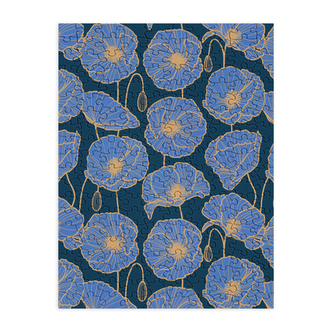 Emanuela Carratoni Moody Blue Garden Puzzle