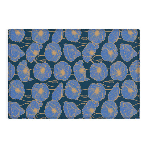 Emanuela Carratoni Moody Blue Garden Outdoor Rug