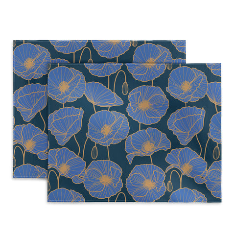 Emanuela Carratoni Moody Blue Garden Placemat