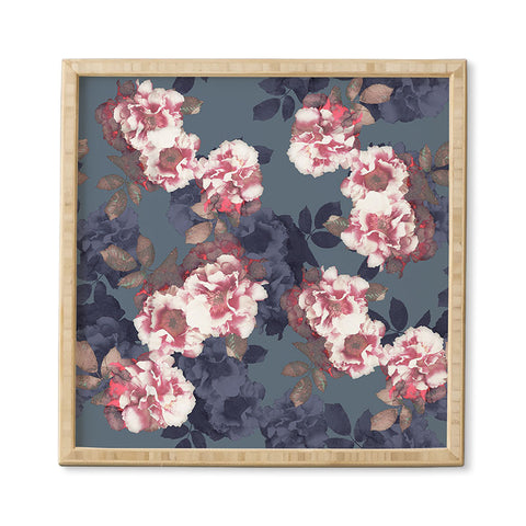 Emanuela Carratoni Moody Florals Framed Wall Art