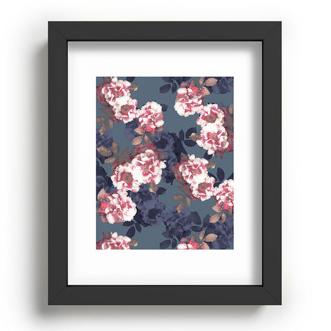 Emanuela Carratoni Moody Florals Recessed Framing Rectangle