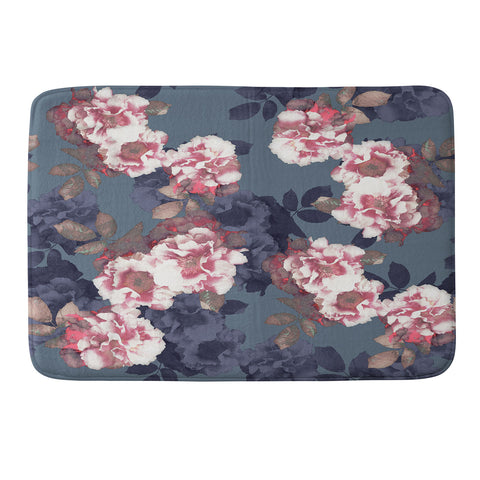 Emanuela Carratoni Moody Florals Memory Foam Bath Mat