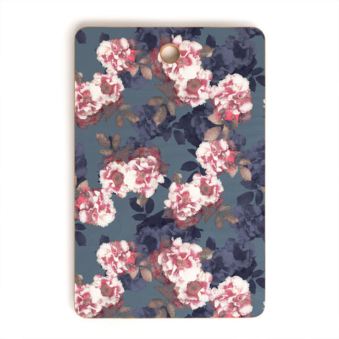 Emanuela Carratoni Moody Florals Cutting Board Rectangle