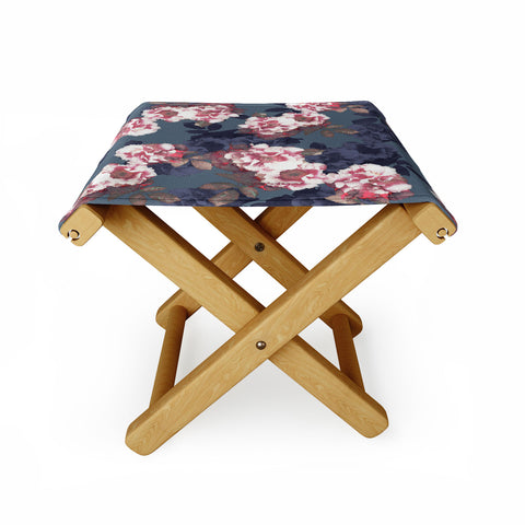 Emanuela Carratoni Moody Florals Folding Stool