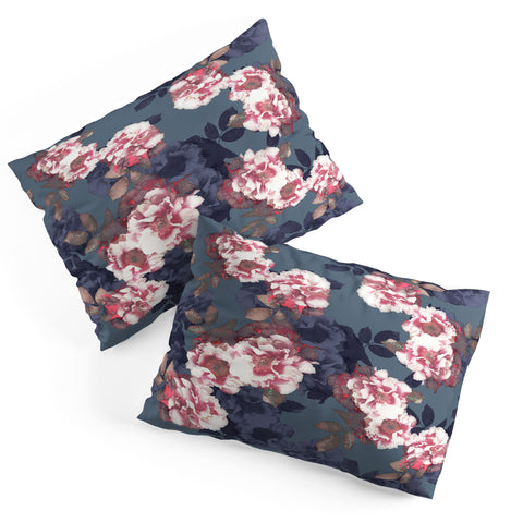 Emanuela Carratoni Moody Florals Pillow Shams