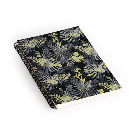 Emanuela Carratoni Moody Jungle Spiral Notebook
