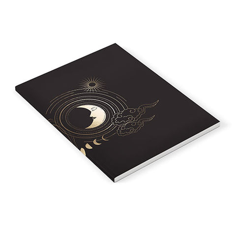 Emanuela Carratoni Moon and Sun in Gold Notebook