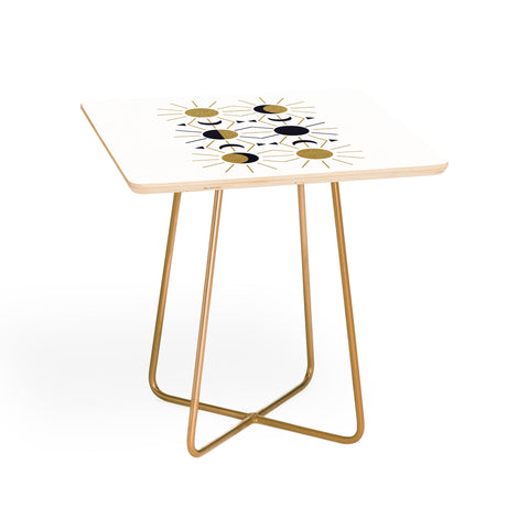 Emanuela Carratoni Moon and Sun on White Side Table