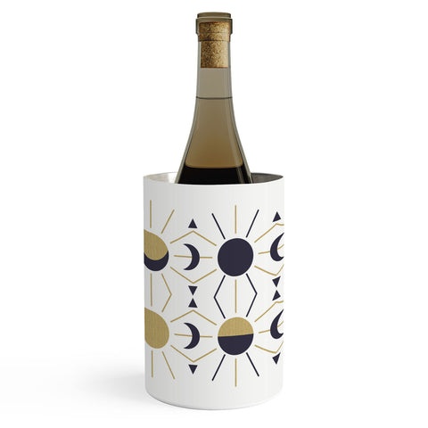 Emanuela Carratoni Moon and Sun on White Wine Chiller