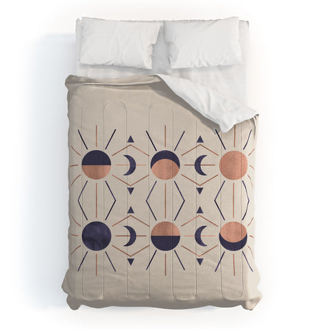 Emanuela Carratoni Moon and Sun Rose Gold Comforter